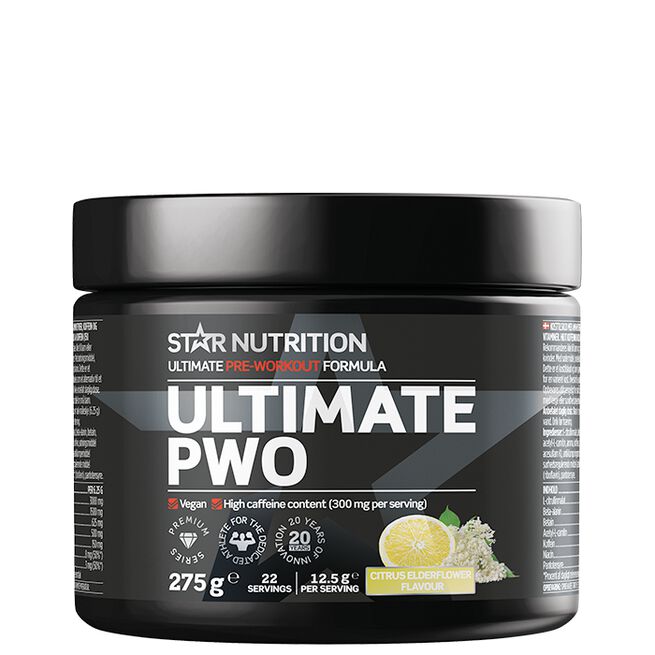 Ultimate PWO 275g Citrus Elderflavour