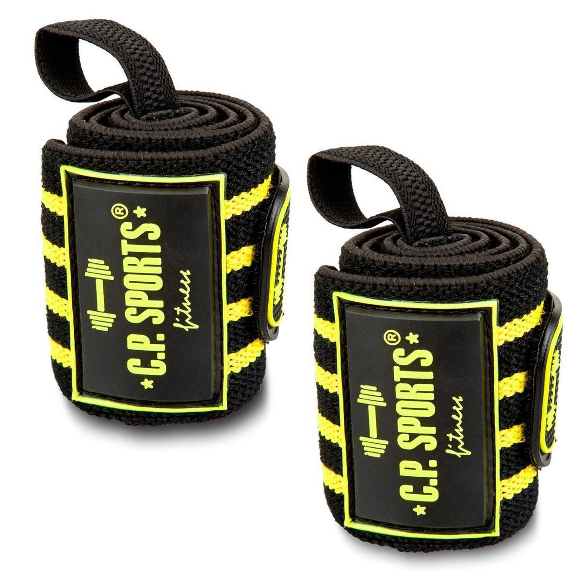 Strongman rannesiteet 50 cm Musta Keltainen  