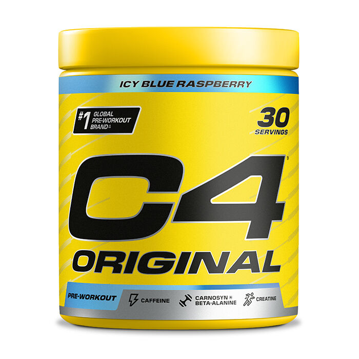 C4 PWO Powder 195 g Icy Blue Raspberry
