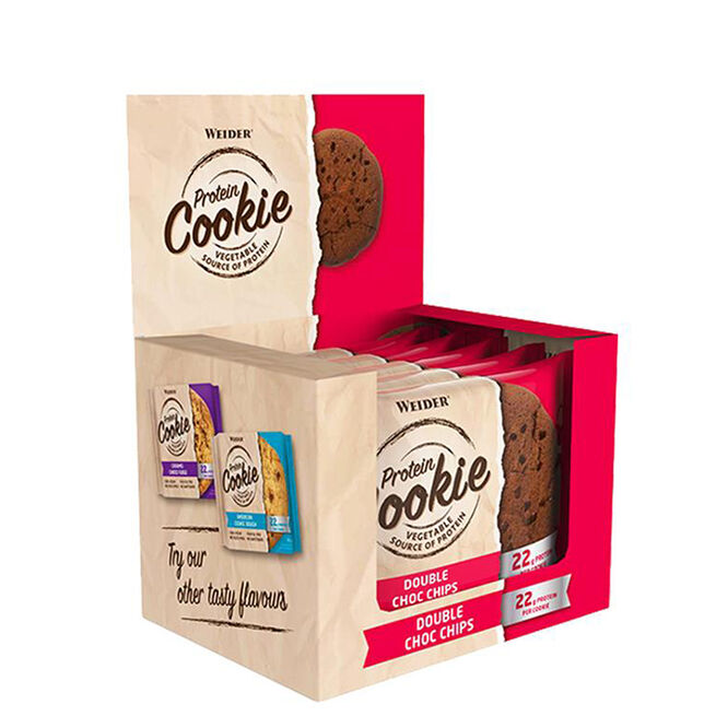 12 x Protein Cookies 90 g Double Choco Chip