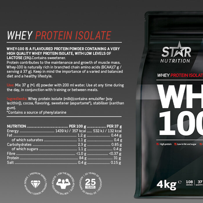 Hera-100 Heraproteiini 4 kg Choklad