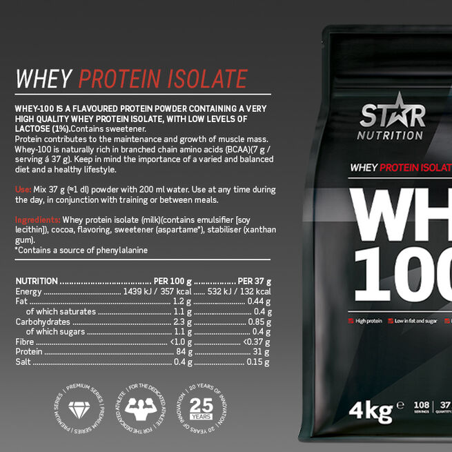 Hera-100 Heraproteiini 4 kg Choklad
