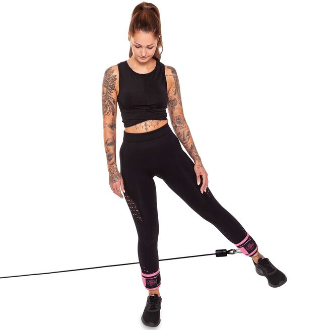 Premium Jalkahihnat pari Vaaleanpunainen