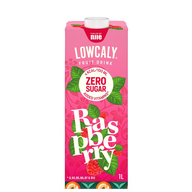 Lowcaly Hedelmäjuoma 1000 ml Rasberry