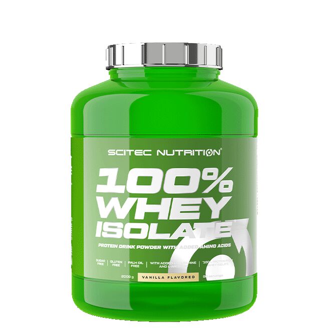 100% Whey Isolate Heraproteiini-isolaatti 2000 g Vanilla