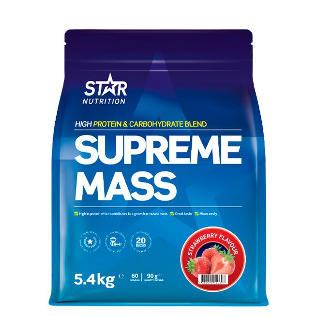 Supreme Mass Gainer 5400 g Jordgubb