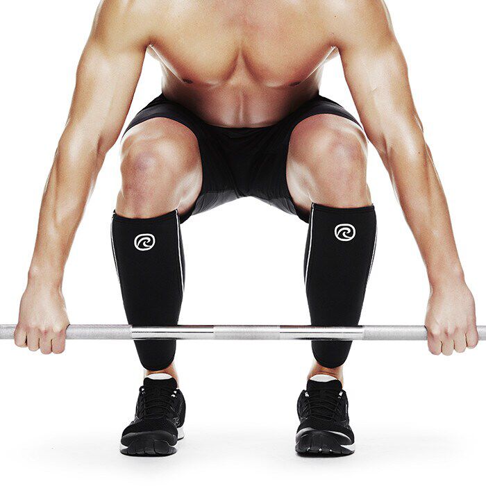 Shin/Calf Sleeve -Kompressiosukat 5mm Musta