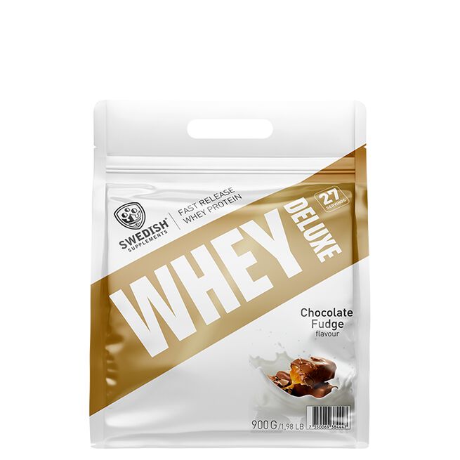 Whey Deluxe Heraproteiini 900 g Chocolate Fudge