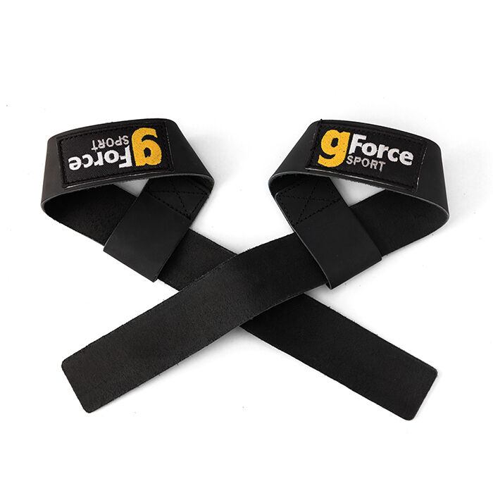 Lifting Straps Nahka Musta
