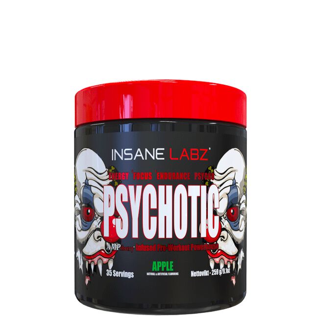 Psykoottinen Pre-Workout 35 annosta Apple