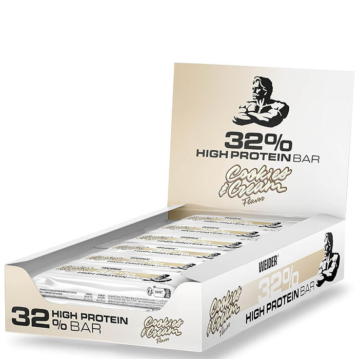 12 x 32 % Proteiinipatukka 60 g Cookies & Cream