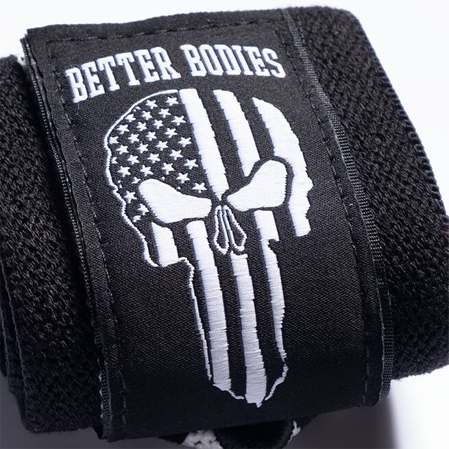 Wrist Wraps 18 inch, Black/White