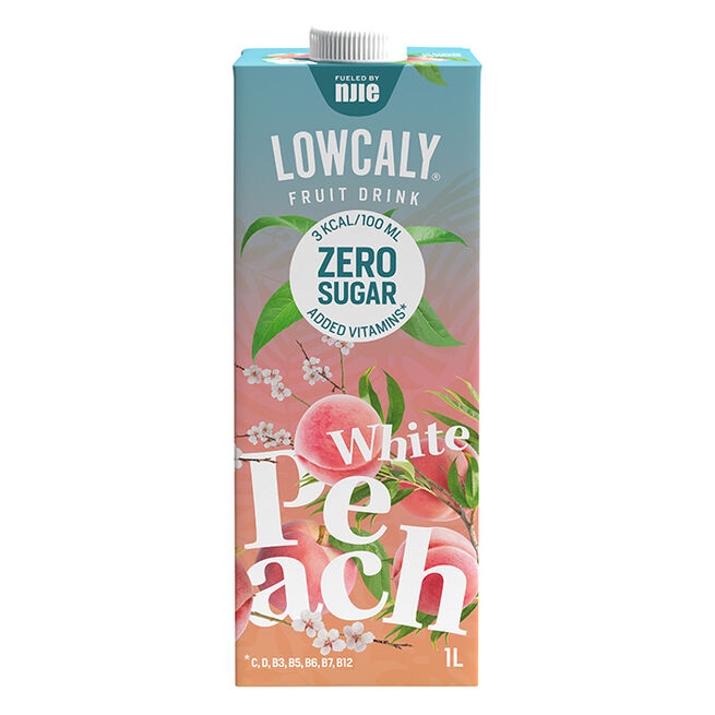 Lowcaly Hedelmäjuoma 1000 ml White Peach