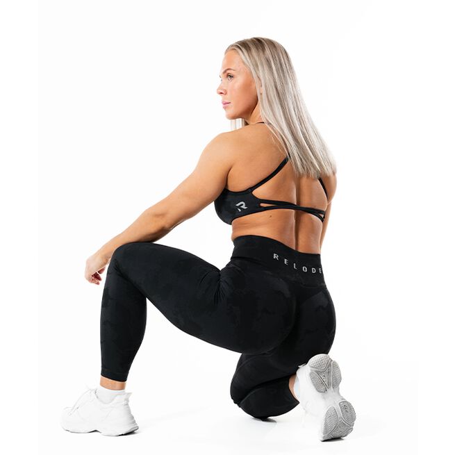 Prime Scrunch Camo Trikoot Musta