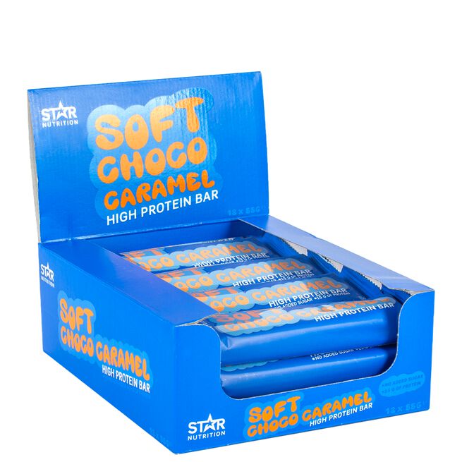 12 x Soft Protein Bar 55 g Soft Choco Caramel