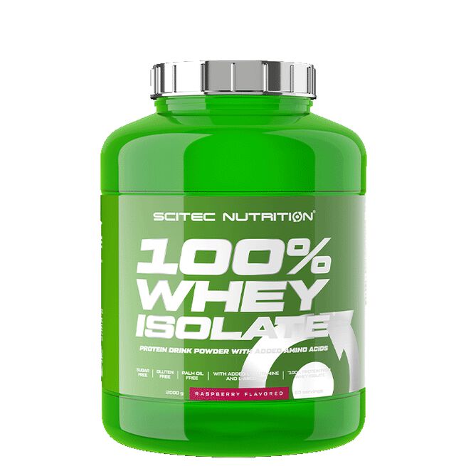 100% Whey Isolate Heraproteiini-isolaatti 1816 g Raspberry