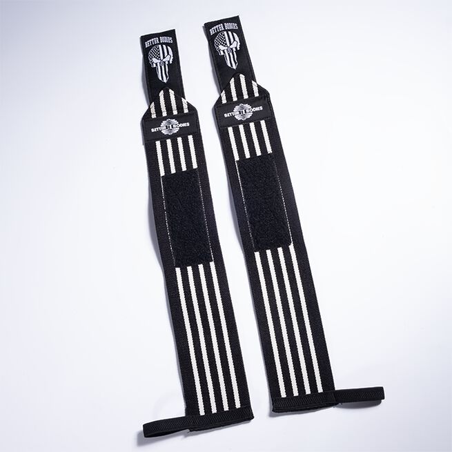 Wrist Wraps 18 inch, Black/White