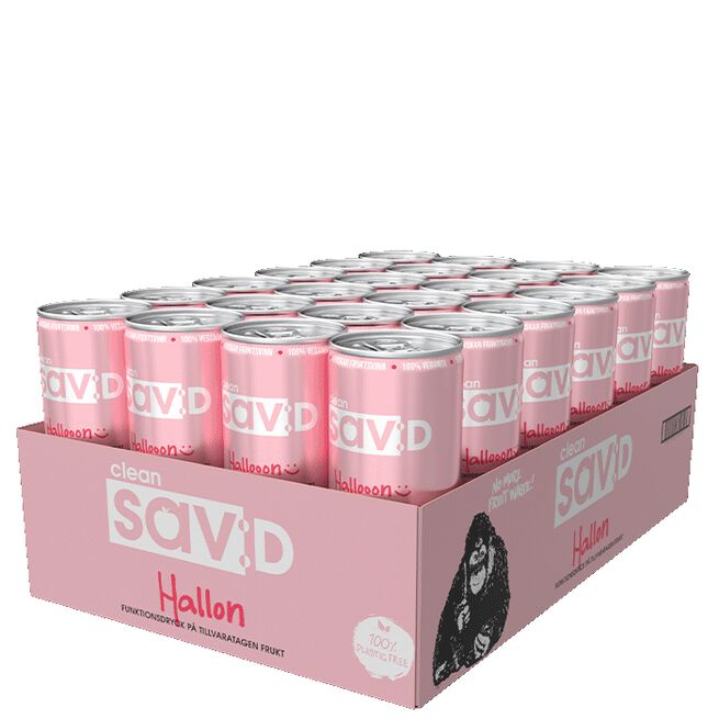 24 x Clean sav:D, 330 ml Finland Sav:D Vadelma/Hallon