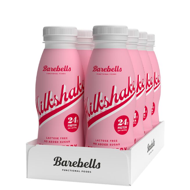 8 x Barebells Protein Milkshake, 330 ml Strawberry