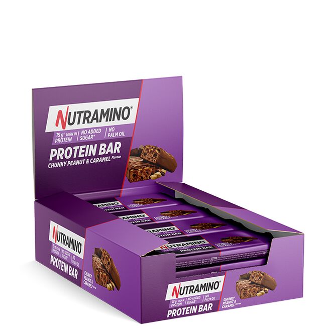 12 x proteiinipatukka 55 g Chunky Peanut & Caramel Chunky Peanut & Caramel