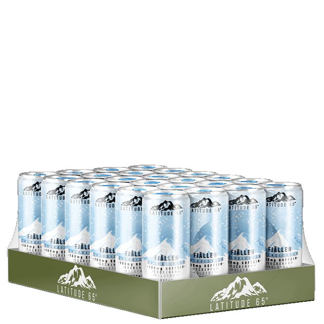 24 x Latitude 65 Energiajuoma 330 ml Fjällen