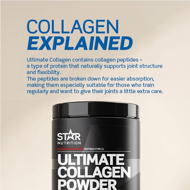 Ultimate Collagen Powder Kollageenipeptidit 400 g Lemonade