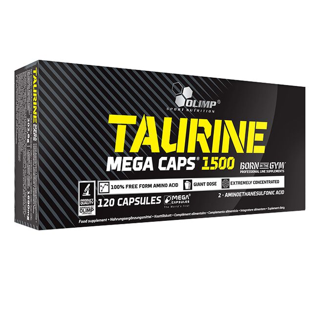 Taurine Mega Caps Aminohapot 120 kapselia