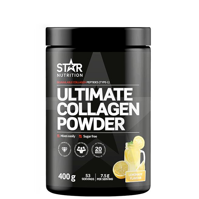 Ultimate Collagen Powder Kollageenipeptidit 400 g Lemonade