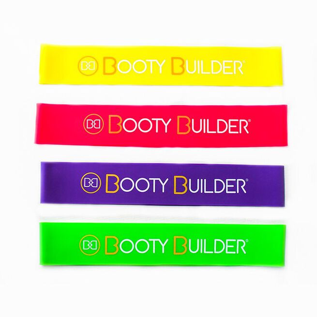 Booty Builder Minibands Pink 4-Pack