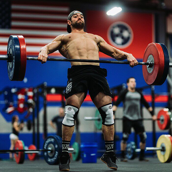 RX-Polvisuojat 5mm Valkoinen/Musta