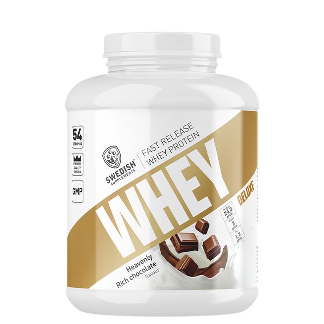Whey Deluxe Heraproteiini 1800 g Fresh Strawberry