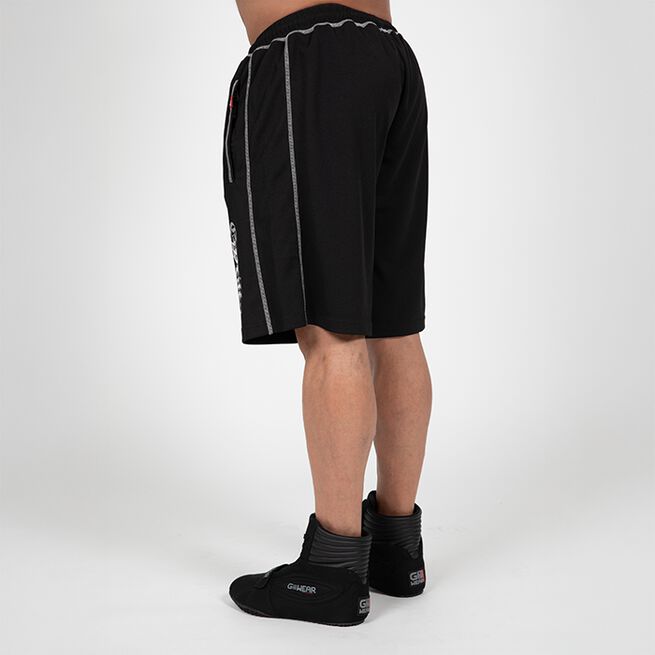 Marlow Mesh Shorts Musta Harmaa