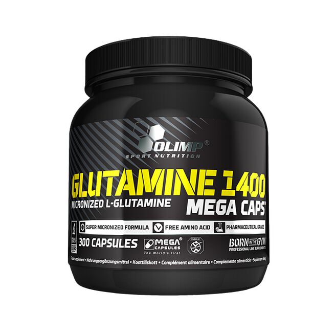 Glutamiini Mega Caps 1400 300 kapselia