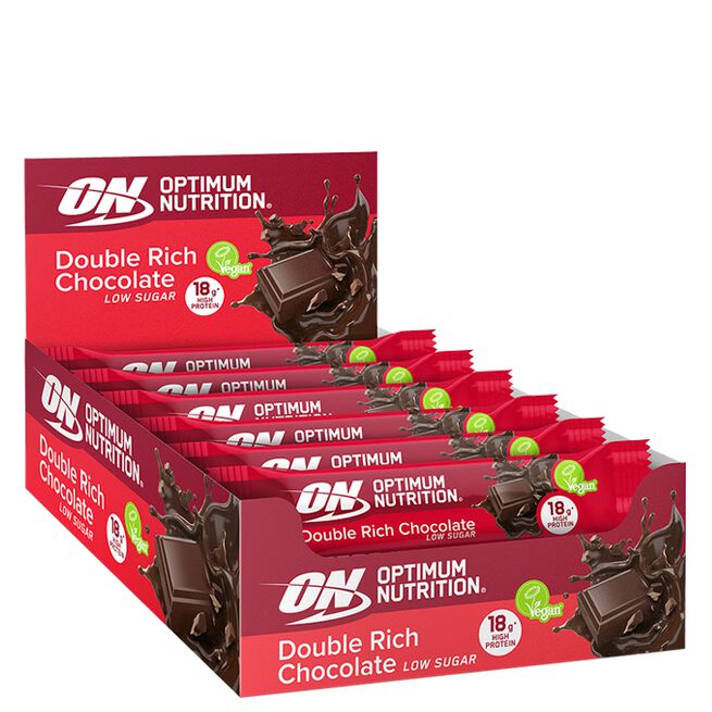 12 x Vegaaninen proteiinipatukka 60 g Double Rich Chocolate