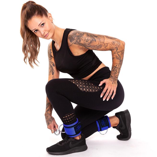 Premium Jalkahihnat pari Sininen