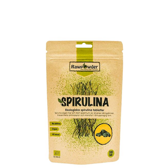 Ekologiska Spirulinatabletter 300 st