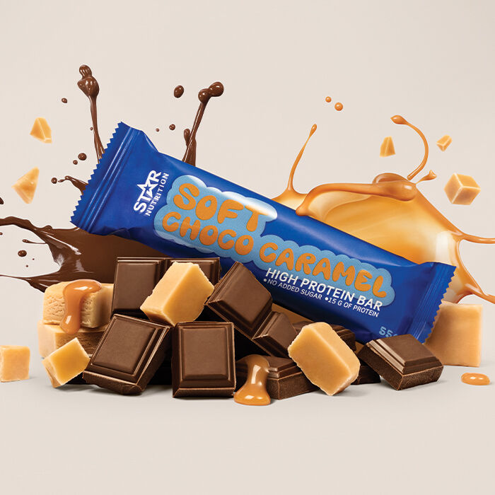 12 x Soft Protein Bar 55 g Soft Choco Caramel