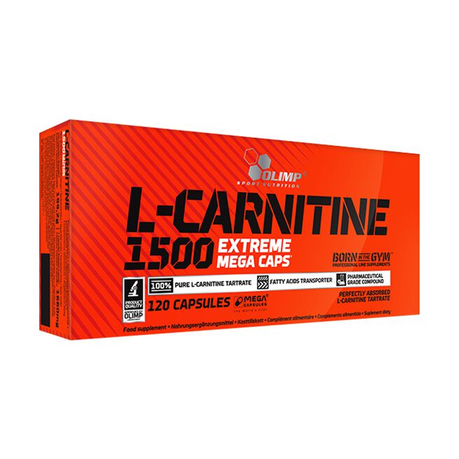 L-karnitiini 1500 Extreme 120 mega kapselia