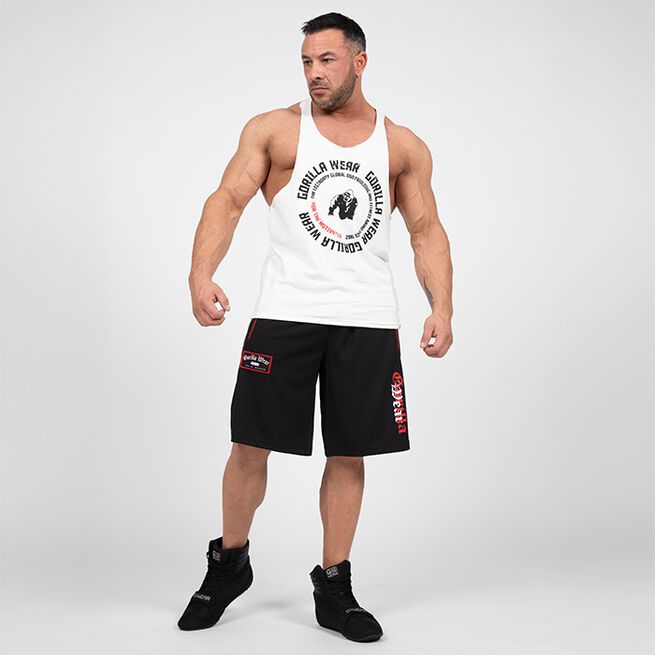 Marlow Mesh Shorts Musta Punainen