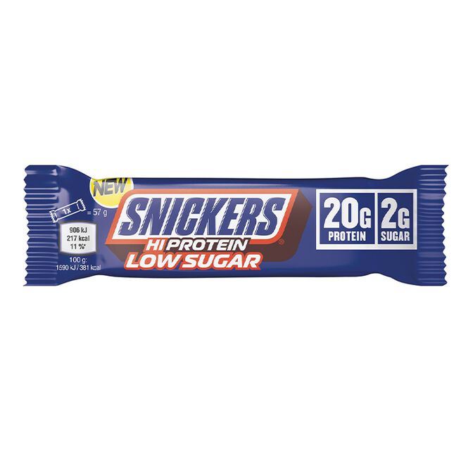 12 x Snickers High Protein Patukka Low Soker 57 g Maitosuklaa Snickers Milk Chocolate