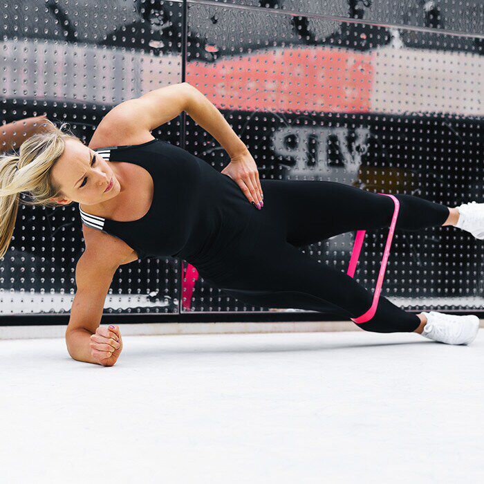 Booty Builder Minibands Pink 4-Pack