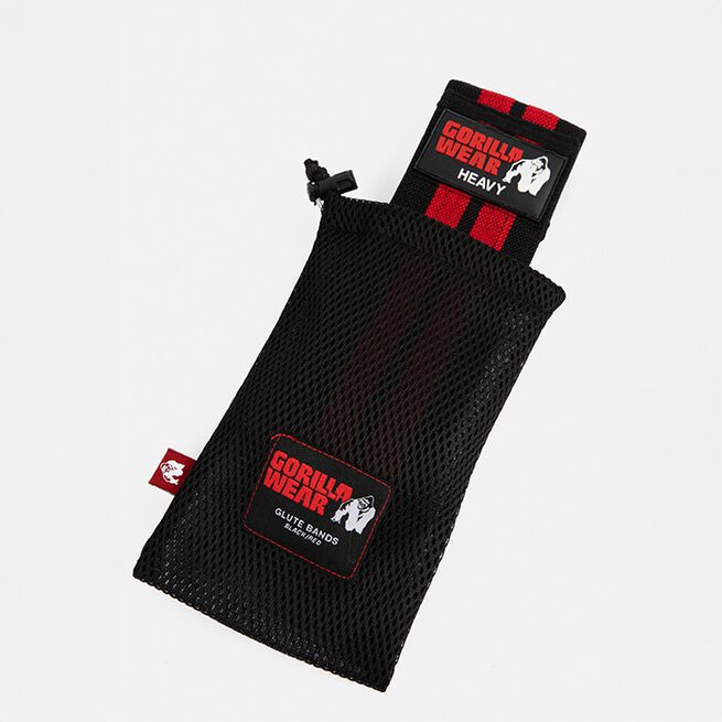 Glute band 3-pack Musta Punainen Harmaa