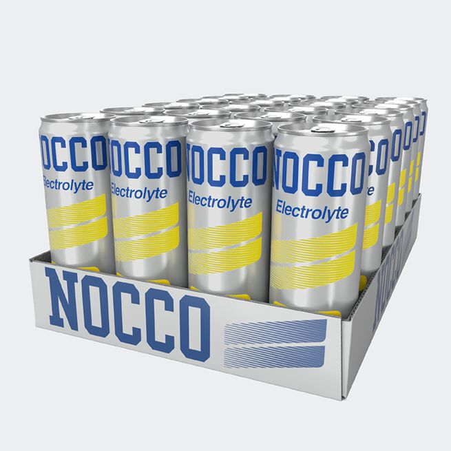 24 x NOCCO Electrolyte 355 ml Lemon/Lime