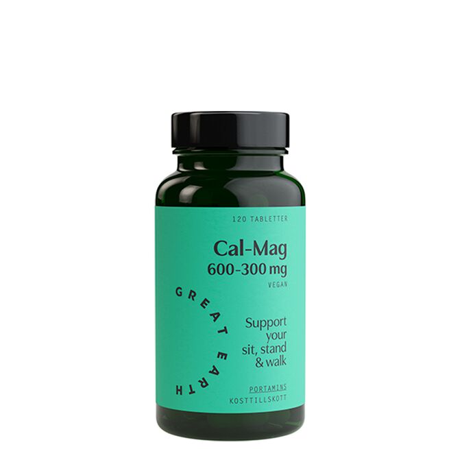 Great Earth Cal/Mag 600/300 mg 120 tabletter