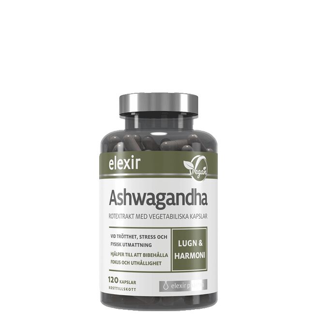 Ashwagandha 120 kapselia
