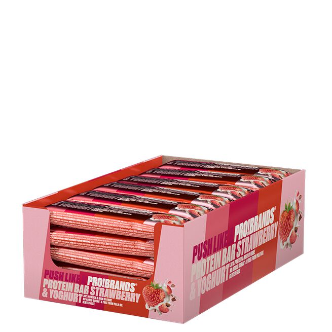 24 x Proteiinipatukka 45 g Strawberry & Yoghurt