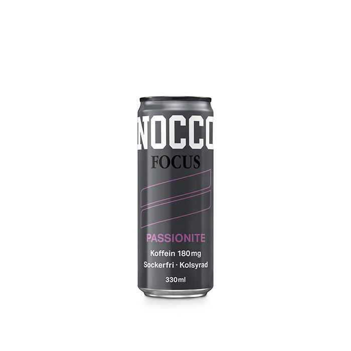 24 x NOCCO FOCUS, 330 ml, Passionite 2 kr pant Passionite