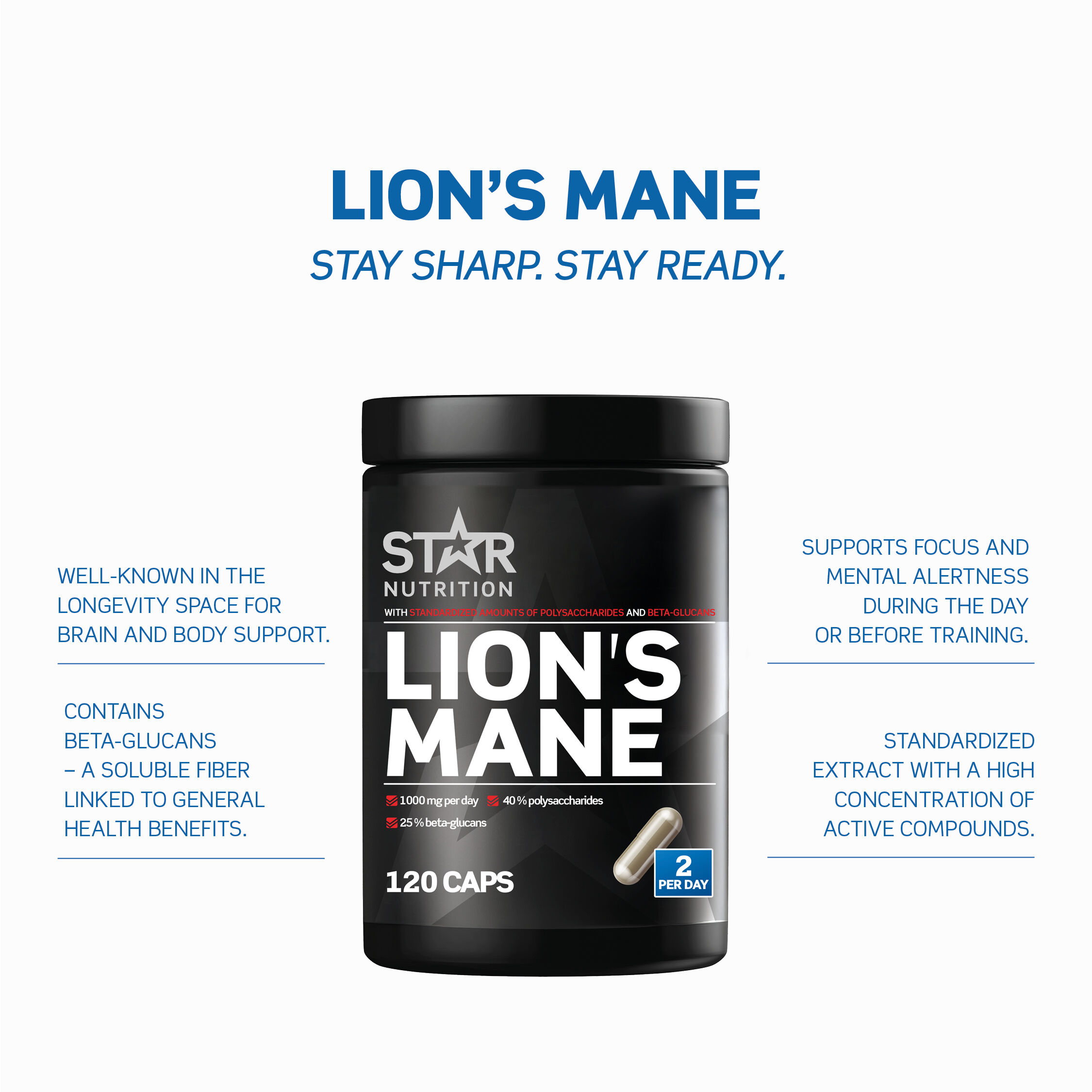 Lion's Mane 120 kapselia