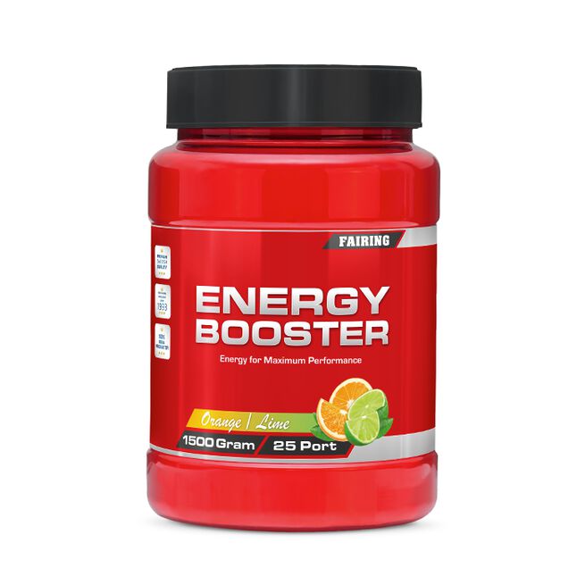 Energy Booster Hiilihydraattitäyttö Electrolytes Orange/Lime 1500 g Orange/Lime