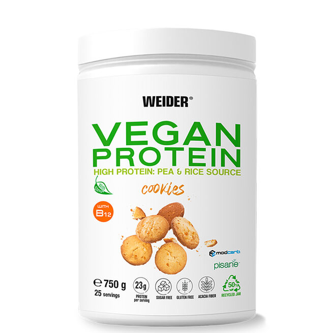 Vegaaninen proteiinijauhe 750 g Cookies